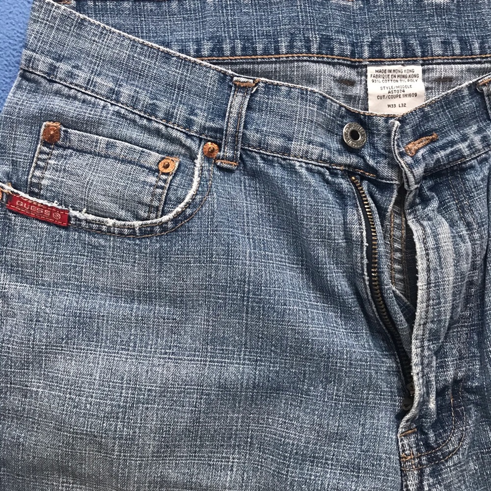 Vintage Guess Denim Blue Jeans ASTO74 - Picture 3 of 6